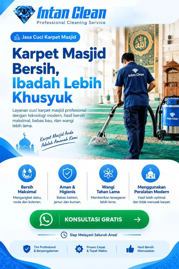 Intan Clean, jasa cuci Intan Clean